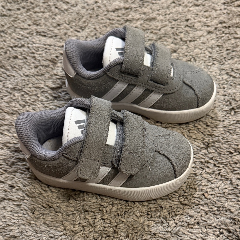 adidas Kids Gray Sneakers